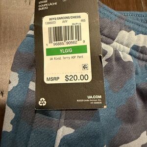 Under Armour Blue and Gray Camouflage Pants
